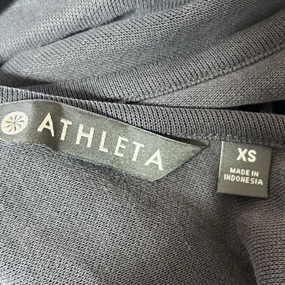 Athleta Serenity Romper Womens Size XS Black Sleeveless Strappy Cutout Back - Picture 10 of 14